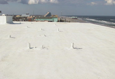 Cool roof coatings in